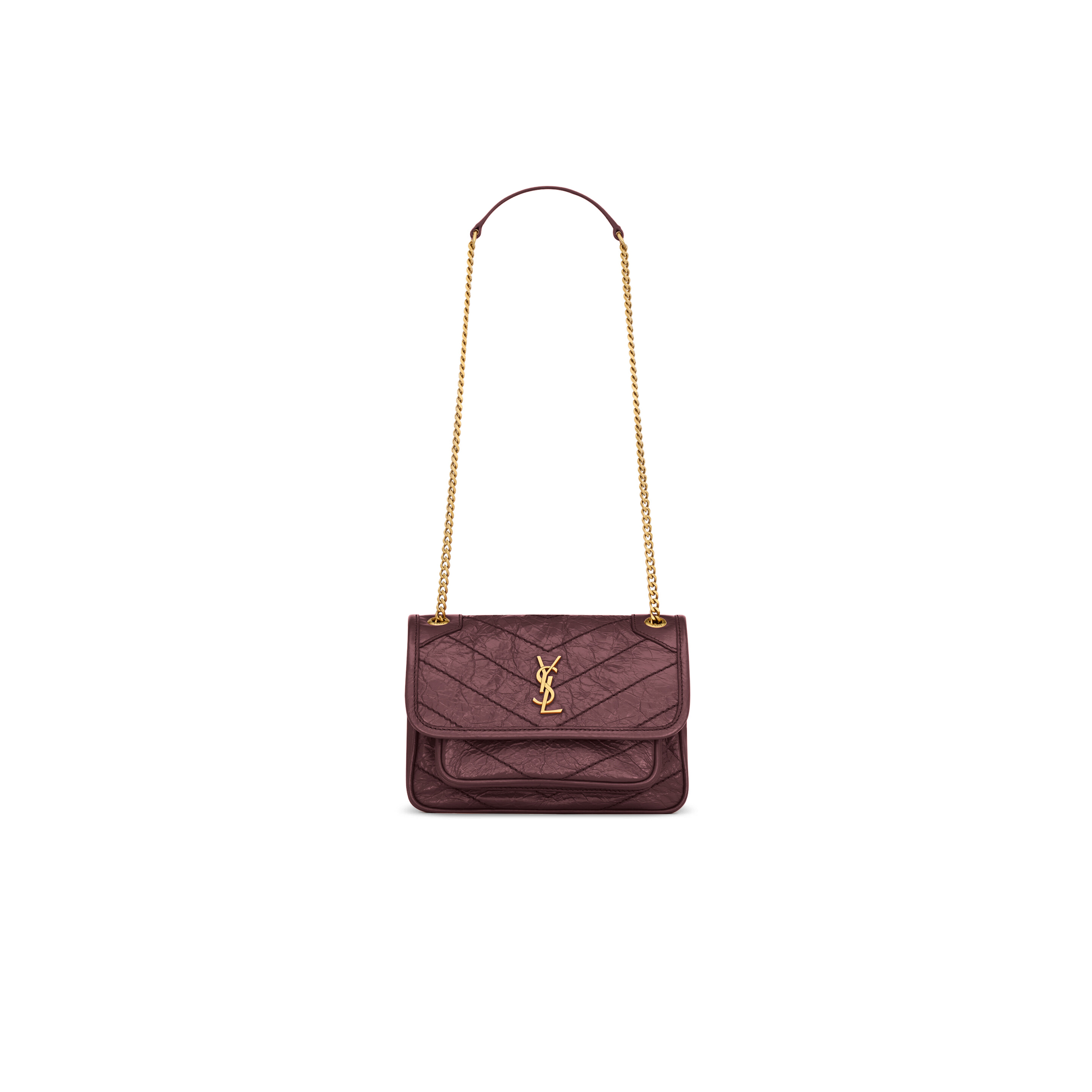 YSL NIKI MINI IN VINTAGE LEATHER 8460870EN076195 (18*12.5*5cm)